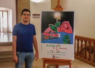 El artista extremeño Abrahán Batres expone su ‘Ramillete de emociones’ en el Palacio de la Isla