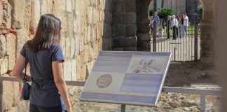 Turistas en Mérida en el Puente de Mayo