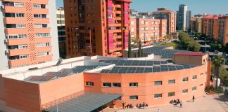 Cáceres ciudad solar en Colegio Giner de los Ríos