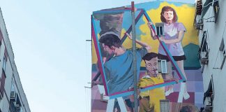Mural arte Hernando de Soto