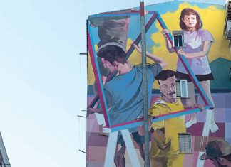 Mural arte Hernando de Soto