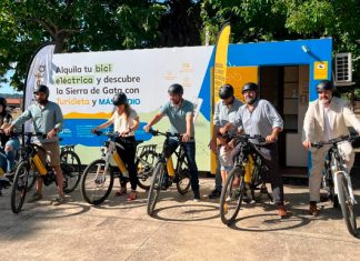 Bicicletas eléctricas para recorrer sendero de Hoyos a Acebo