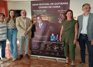 Los mejores guitarristas del momento se reúnen en Coria del 1 al 8 de agosto Presentación XXVII Festival de Guitarra de Coria
