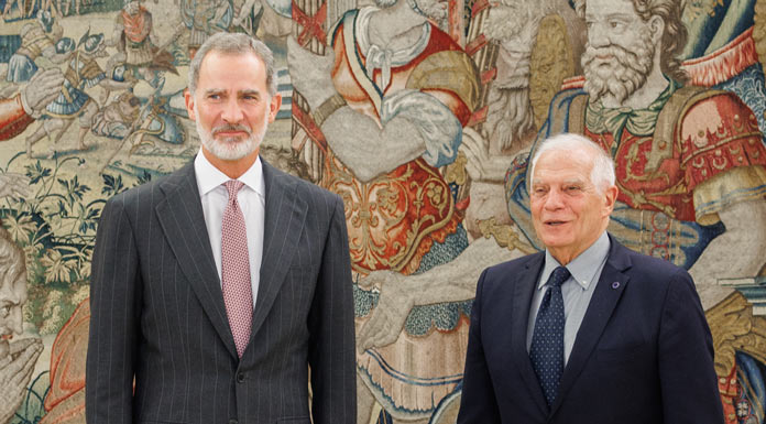 Borrell Rey Felipe VI y Josep Borrell