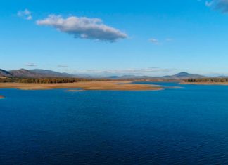 Embalse de Borbollón en la Sierra de Gata