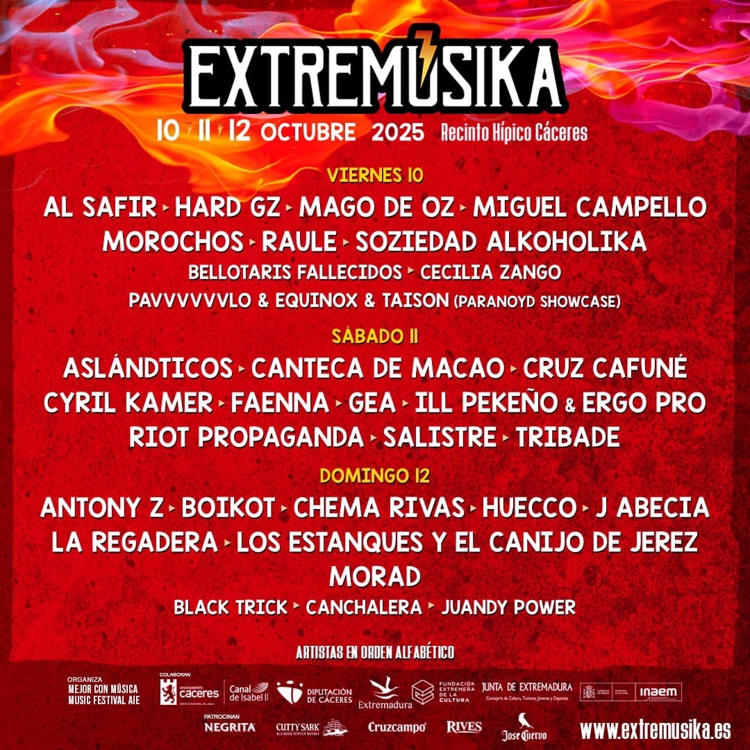 Cartel Extremúsika 2025