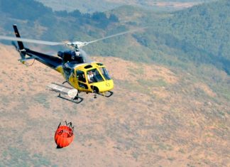 Helicóptero del Infoex