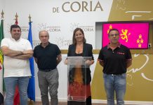 Presentación de la nueva bandera de Coria