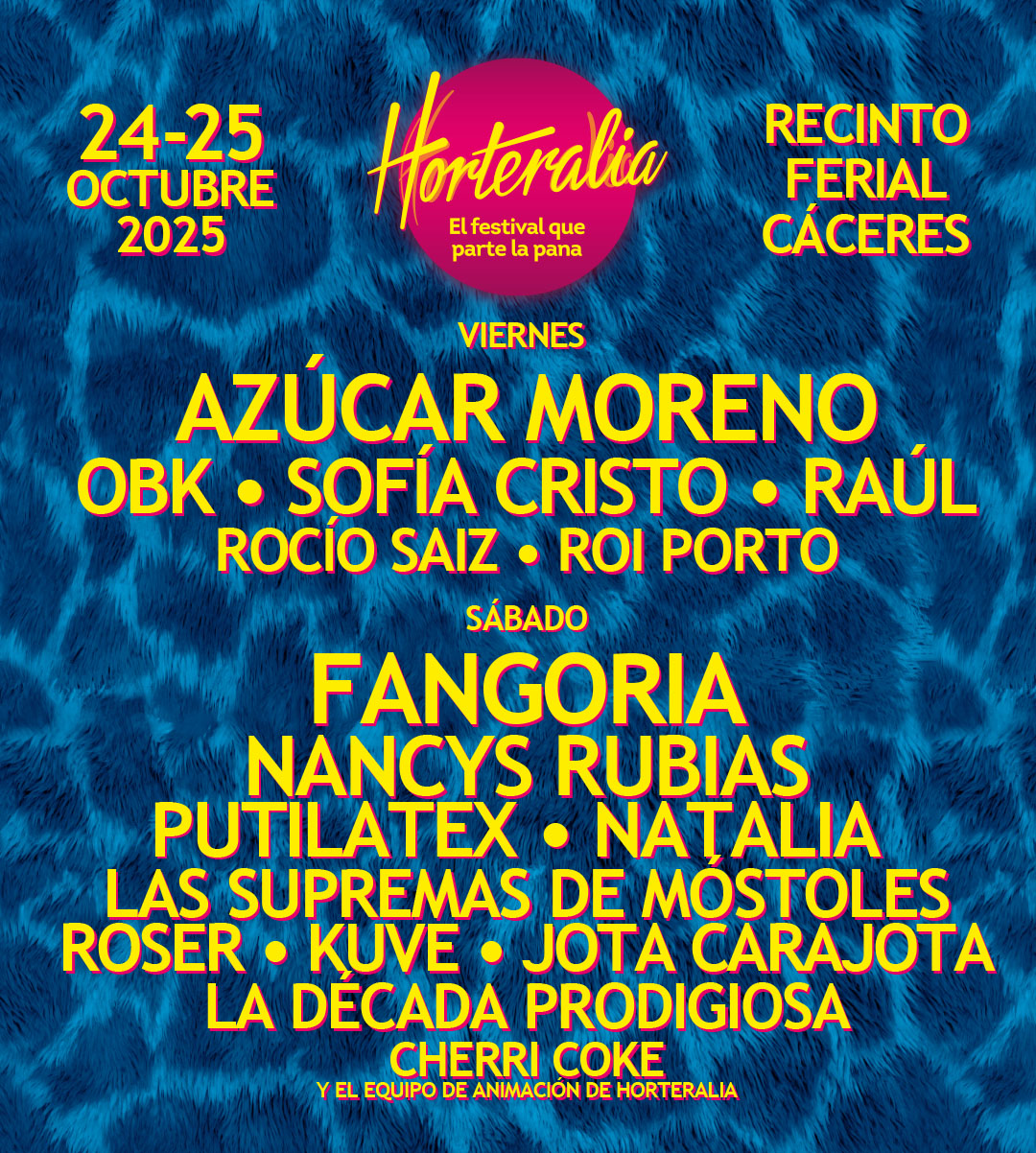 Cartel Horteralia Cáceres 2025