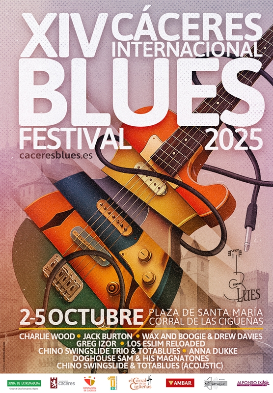 Cartel Festival Blues Cáceres