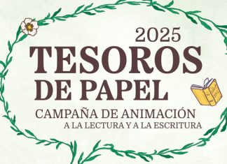 Fragmento del cartel de la campaña Tesoros de papel