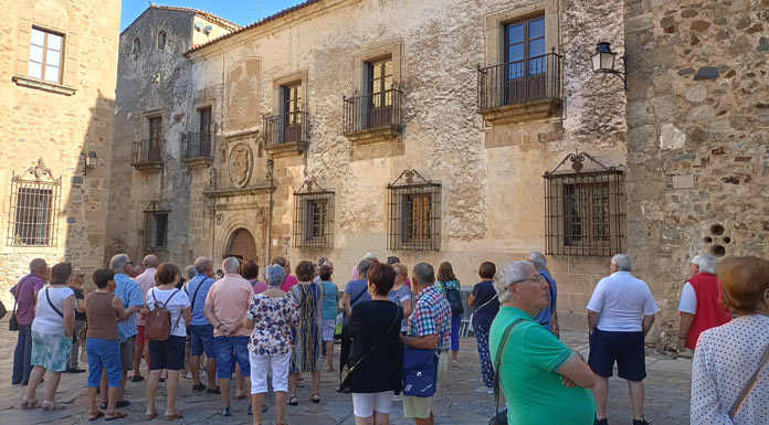 Turistas-Cáceres Turistas en Cáceres