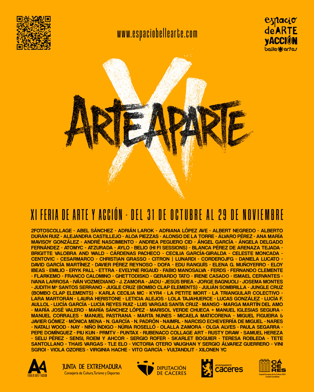 Cartel XI Feria Arte Aparte