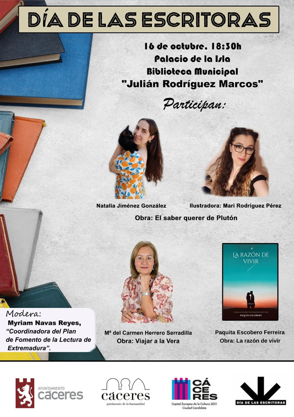 Cartel del Día de las Escritoras