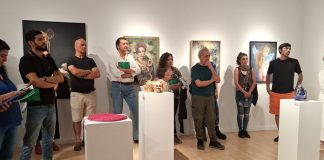 El alumnado de la Escuela de Bellas Artes Eulogio Blasco expone sus trabajos en Pintores 10 de Cáceres