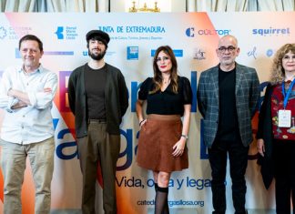 El premio de la Bienal de Novela Mario Vargas Llosa pone el broche de oro a cuatro días de cultura en Cáceres Gioconda Belli, Gustavo Faverón, Ignacio Martínez de Pisón, Pola Oloixarac y David Uclés