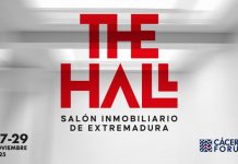 Cartel THE HALL, Salón Inmobiliario de Extremadura