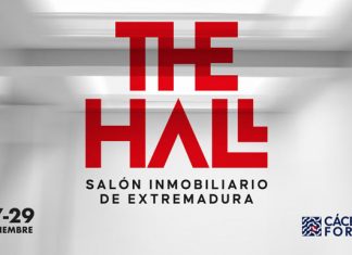 Cartel THE HALL, Salón Inmobiliario de Extremadura