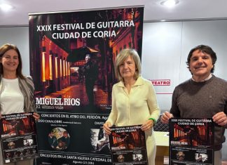 Miguel Ríos, Cabeza de Cartel del Festival de Guitarra de Coria