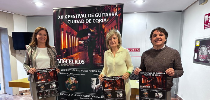 miguel rios Miguel Ríos, Cabeza de Cartel del Festival de Guitarra de Coria