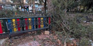 La borrasca Kristin azota Extremadura con rachas de 150 km/h La borrasca Kristin azota Extremadura con rachas de 150 km/h