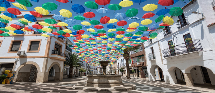 paraguas malpartida Malpartida de Cáceres frena la despoblación