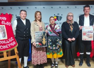 Garrovillas de Alconétar despliega sus mantones de Manila por San Blas