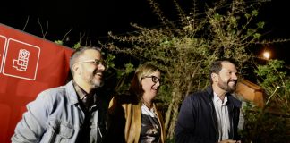 Los socialistas extremeños Blanca Martín, Álvaro Sánchez Cotrina y Manuel José González Andrade - CANDIDATURA DE ÁLVARO SÁNCHEZ COTRINA