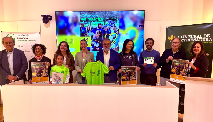 aecc Cáceres moviliza a la ciudadanía en la VIII Marcha por la Investigación contra el Cáncer
