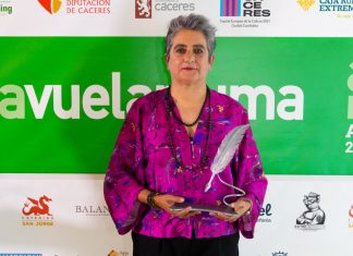 Memé Tabares: “El Teatro Romano de Mérida tiene un poder que no se sabe de dónde mana” Memé Tabares, Premio Avuelapluma Artes Escénicas