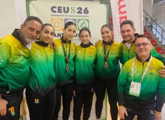 La UEx brilla en el Nacional Universitario de Taekwondo con dos medallas de bronce La UEx brilla en el Nacional Universitario de Taekwondo con dos medallas de bronce