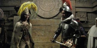 Réplica de Cera de Moctezuma y Hernán Cortes. Museo de Cera, Madrid.