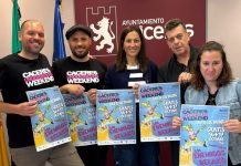 Presentación del XI Festival Cáceres Underground Weekend, que se celebrará el 16 y 17 de octubre en el Foro de los Balbos REMITIDA / HANDOUT por AYUNTAMIENTO DE CÁCERES Fotografía remitida a medios de comunicación exclusivamente para ilustrar la noticia a la que hace referencia la imagen, y citando la procedencia de la imagen en la firma