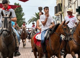 Coria arranca este martes sus Fiestas de San Juan con la tradicional Quema del Capazo Participantes Fiestas de San Juan de Coria a caballo