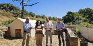 Cáceres recupera Fuente Hinche, uno de los símbolos históricos de la ciudad, y estudia integrarla en el Parque del Príncipe El Ayuntamiento invierte 3.000 euros en la restauración de este enclave ligado a la memoria popular cacereña y anuncia un plan de mejora para cerca de 50 fuentes ornamentales El Ayuntamiento de Cáceres ha culminado los trabajos de recuperación de Fuente Hinche, uno de los espacios más emblemáticos de la memoria histórica y popular de la ciudad. La actuación, que ha supuesto una inversión de 3.000 euros, ha permitido devolver su imagen original a este enclave tradicionalmente vinculado al abastecimiento de agua, el paso del ganado y la actividad de las lavanderas cacereñas. Además, el consistorio estudia ampliar el cierre perimetral del Parque del Príncipe para incorporar este espacio al recinto verde, reforzando así su protección y conservación futura. El alcalde de Cáceres, Rafael Mateos, acompañado por el concejal de Servicios Públicos y Medio Ambiente, Pedro Muriel, ha visitado este lunes los trabajos realizados, destacando la importancia de preservar aquellos lugares que forman parte de la identidad de la ciudad. «Para saber quiénes somos y hacia dónde queremos ir como ciudad es importante conocer nuestros orígenes y cuidar nuestro patrimonio», ha señalado Mateos. Recuperar un espacio histórico para los cacereños La intervención, ejecutada por la empresa concesionaria Talher, ha permitido recuperar un espacio que presentaba un notable deterioro debido al paso del tiempo y a diversos actos vandálicos. Los trabajos han incluido el desbroce integral de la zona, la limpieza de residuos acumulados, la retirada de barro y vegetación, la eliminación de grafitis, la renovación de la pintura de muros y depósitos, así como la recuperación de varios pilones que permanecían ocultos y que formaban parte de intervenciones posteriores a la construcción original. Fuente Hinche constituye uno de los enclaves más singulares de la historia de Cáceres. Las primeras referencias documentales se remontan al siglo XVIII, cuando ya era conocida por sus supuestas propiedades medicinales y por su uso como punto de abastecimiento y abrevadero. Durante décadas fue además un lugar de encuentro habitual para las lavanderas, convirtiéndose en una estampa inseparable de la vida cotidiana de la ciudad. Integración en rutas culturales y de naturaleza Desde el Ayuntamiento consideran que esta actuación no solo contribuye a preservar el patrimonio local, sino que abre nuevas oportunidades para incorporar Fuente Hinche a recorridos culturales, educativos y medioambientales vinculados al entorno del Parque del Príncipe. La posible integración dentro del recinto perimetral del parque permitiría mejorar su conservación y acercar este espacio histórico a vecinos y visitantes. Plan de mejora para las fuentes de Cáceres La recuperación de Fuente Hinche forma parte de una campaña más amplia de revisión, limpieza y mantenimiento de las fuentes ornamentales de la ciudad. El Ayuntamiento de Cáceres destinará cerca de 50.000 euros a actuaciones en alrededor de medio centenar de fuentes distribuidas por toda la ciudad, entre ellas la Fuente de los Cisnes, la Fuente de los Peces y la fuente luminosa del Paseo de Cánovas, así como los elementos acuáticos del Parque del Príncipe, el Foro de los Balbos o el lago del Rodeo. La iniciativa busca mejorar la imagen de los espacios públicos coincidiendo con los meses de mayor uso ciudadano y la llegada de las altas temperaturas. El Ayuntamiento de Cáceres restaura Fuente Hinche, uno de los lugares históricos más emblemáticos de la ciudad, y estudia incorporarla al Parque del Príncipe.