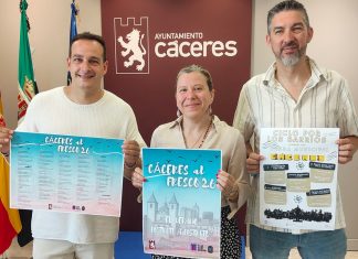 El programa ‘Cáceres al fresco’ regresa a los barrios este verano con 54 actividades como talleres y conciertos Presentación del programa Cáceres al Fresco 2026