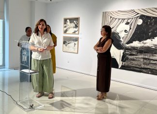 La Sala de Arte El Brocense de Cáceres ofrece la exposición ‘Ósmosis’, de la artista Belén Mazuecos Inauguración de la exposición 'Ósmosis' en Cáceres. DIPUTACIÓN DE CÁCERES