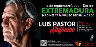 Música y solidaridad en Pedrilla para celebrar el Día de Extremadura La Diputación de Cáceres celebra el Día de Extremadura con un concierto de Luis Pastor y la Banda Sinfónica Provincial