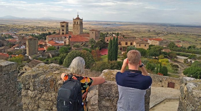 Turistas en Trujillo