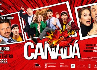 Un meteorito, cuatro políticos y muchas risas: llega ‘Canadá’ al Gran Teatro Cartel de la comedia 'Canadá' que se representará en el Gran Teatro de Cáceres el 9 de octubre de 2026