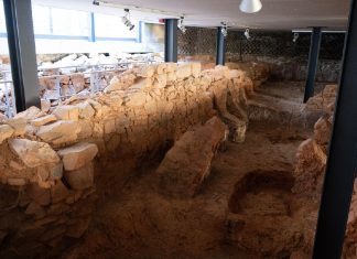 El Palacio de Mayoralgo abre sus restos romanos este fin de semana Restos romano en el Palacio de Mayoralgo de Cáceres